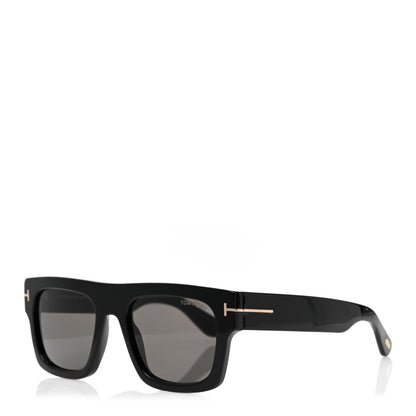 Tom Ford Acetate Fausto Sunglasses TF711 Black 1 of 8