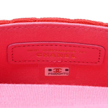 Chanel Jersey Quilted Micro Mini Flap Red 7 of 10