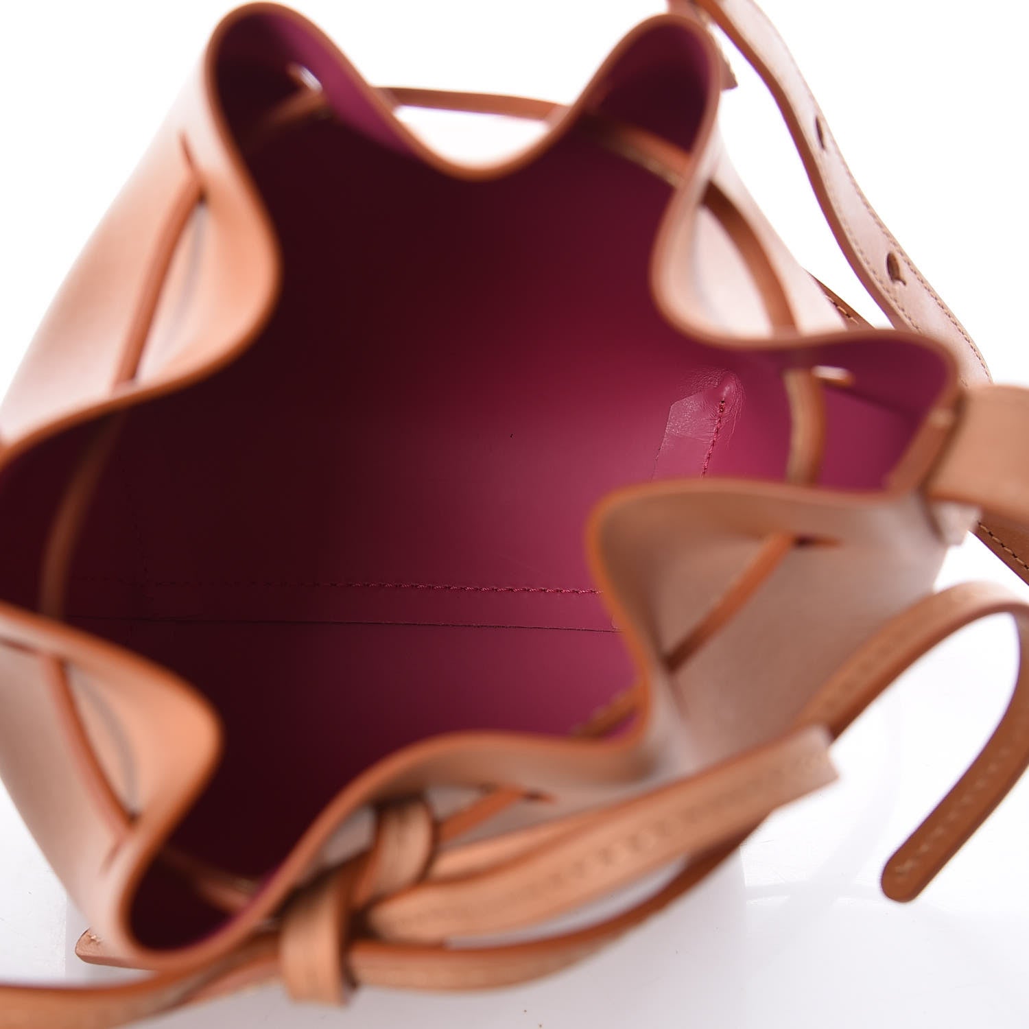 Mansur Gavriel Calfskin Mini Mini Bucket Bag Cammello Dolly 5 of 8