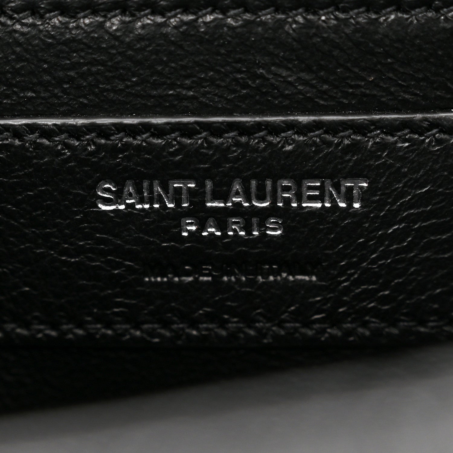 Saint Laurent Grain De Poudre Textured Mixed Matelasse Triquilt Medium Monogram Satchel Black 6 of 10