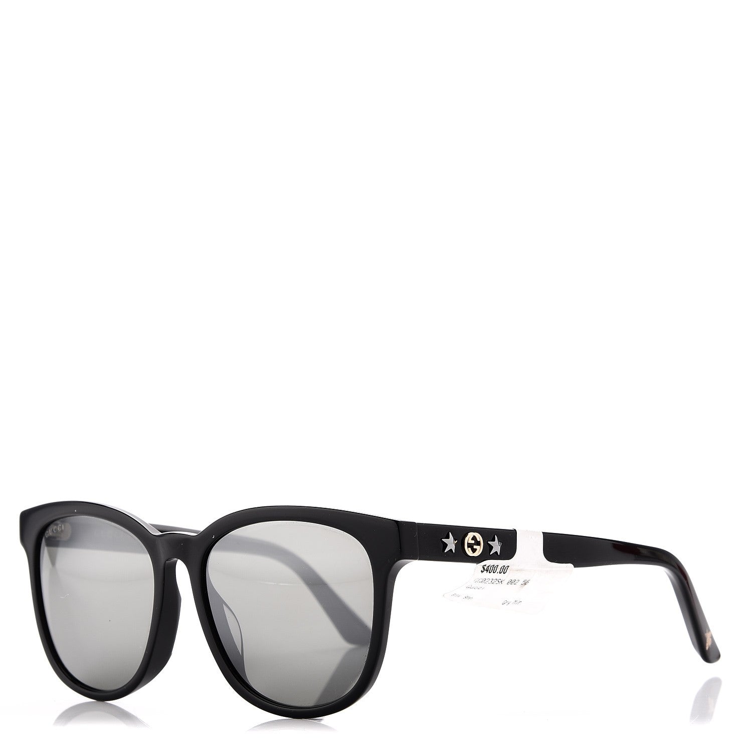 Gucci Acetate Frame Mirrored GG 0232S/K Black 1 of 6