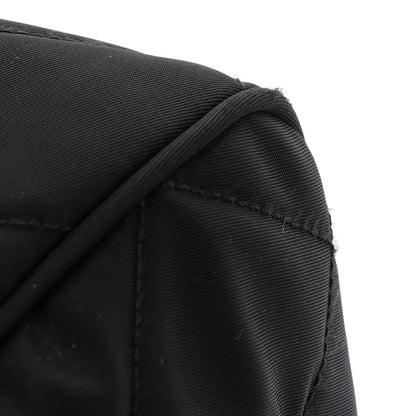 Prada Nylon Tessuto Impuntu Quilted Shoulder Bag Black 11 of 11