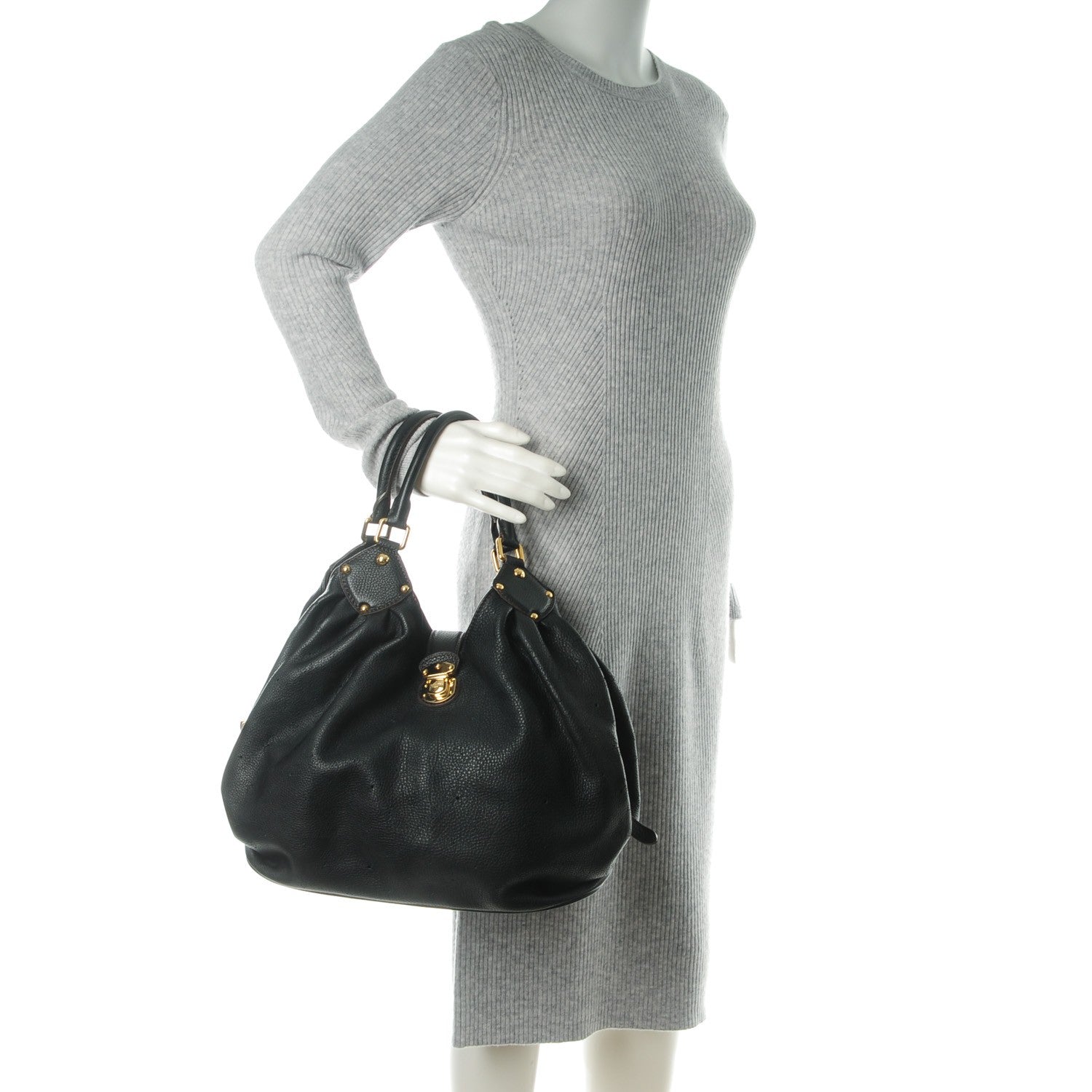 Louis Vuitton Mahina L Black 2 of 7