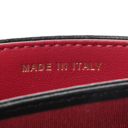 Chanel Lambskin Quilted Pearl Crown Clutch With Chain Black 6 of 9