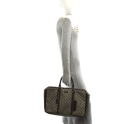 Gucci GG Supreme Monogram Medium Double Handle Briefcase Dark Brown 2 of 10