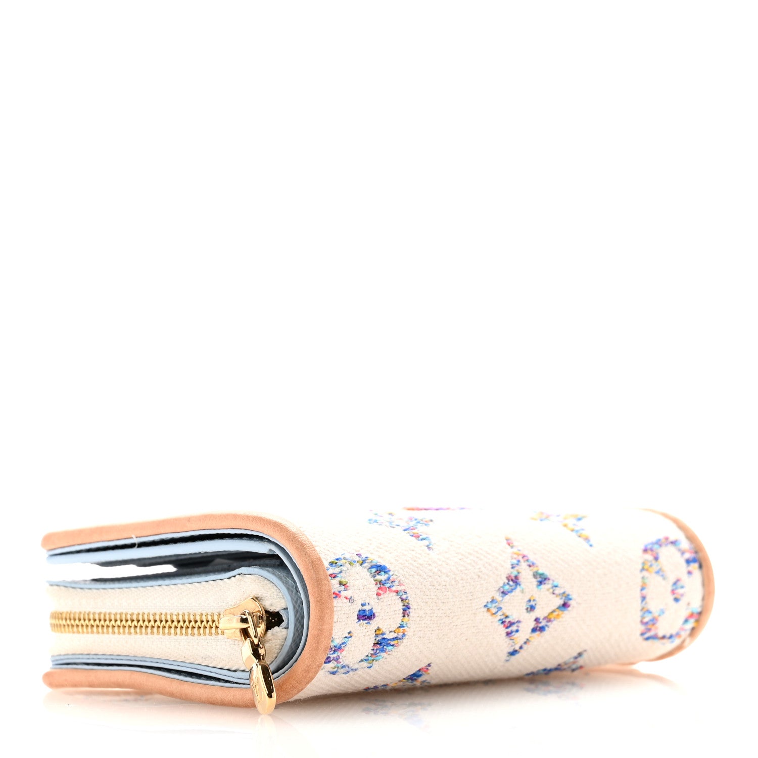 Louis Vuitton Monogram Jacquard Lou Wallet White 4 of 8