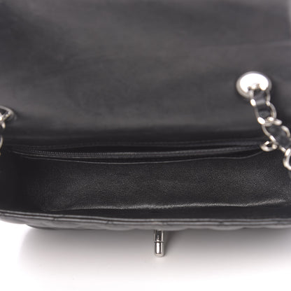 Chanel Lambskin Quilted Mini Rectangular Flap Black 5 of 11