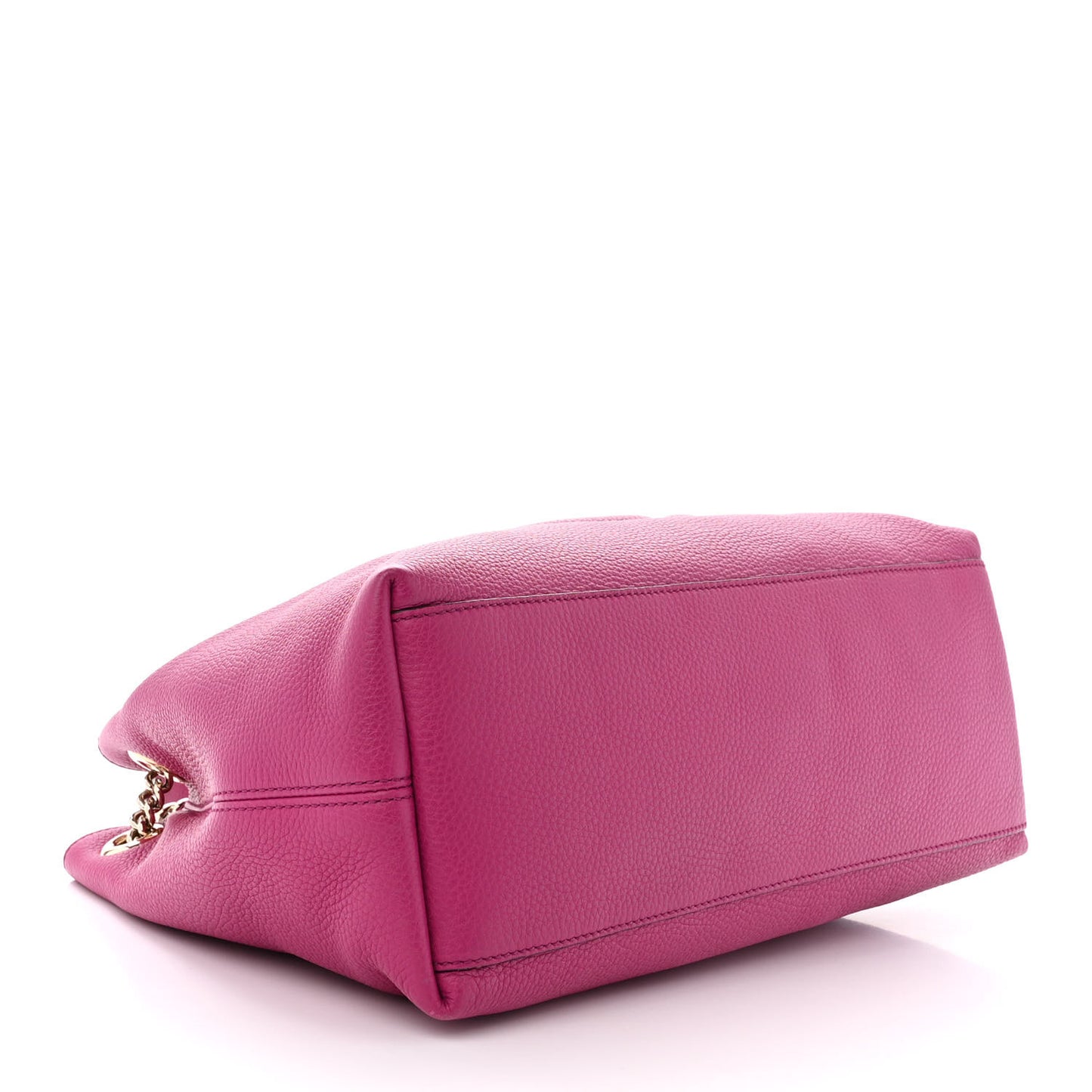 Cellarius Calfskin Medium Soho Chain Shoulder Bag Bright Bouganville