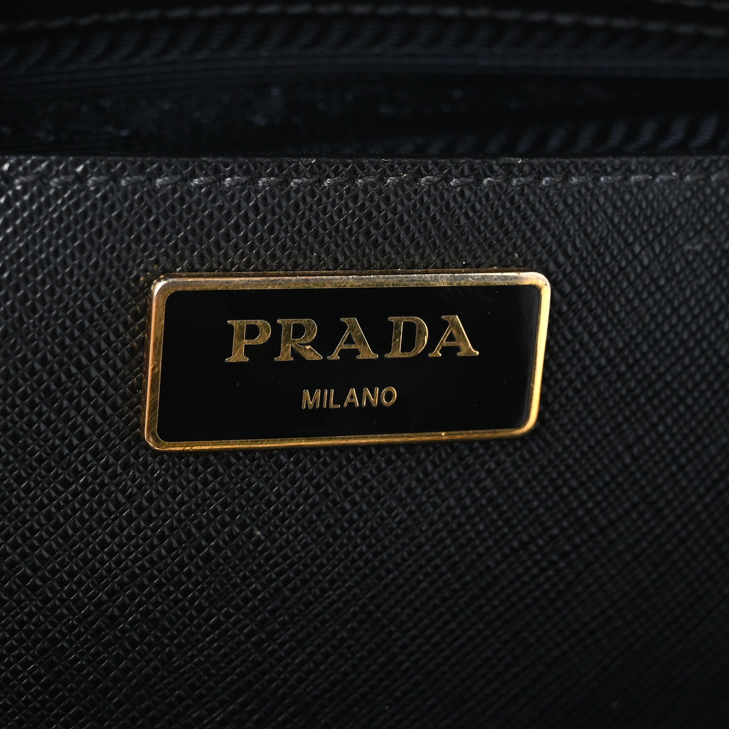 Prada Saffiano Lux Medium Galleria Double Zip Tote Black 7 of 11