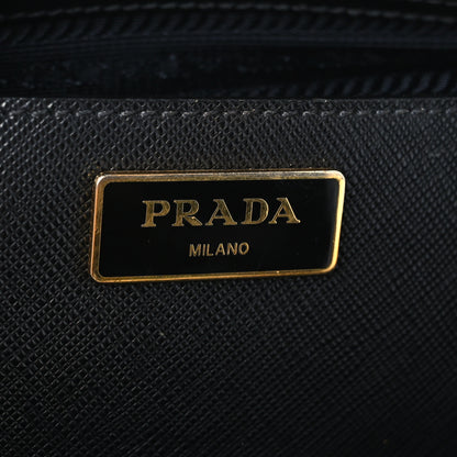 Prada Saffiano Lux Medium Galleria Double Zip Tote Black 7 of 11
