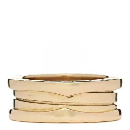Bulgari 18K Yellow Gold B.Zero1 Two-Band Ring 55 7.25 3 of 5