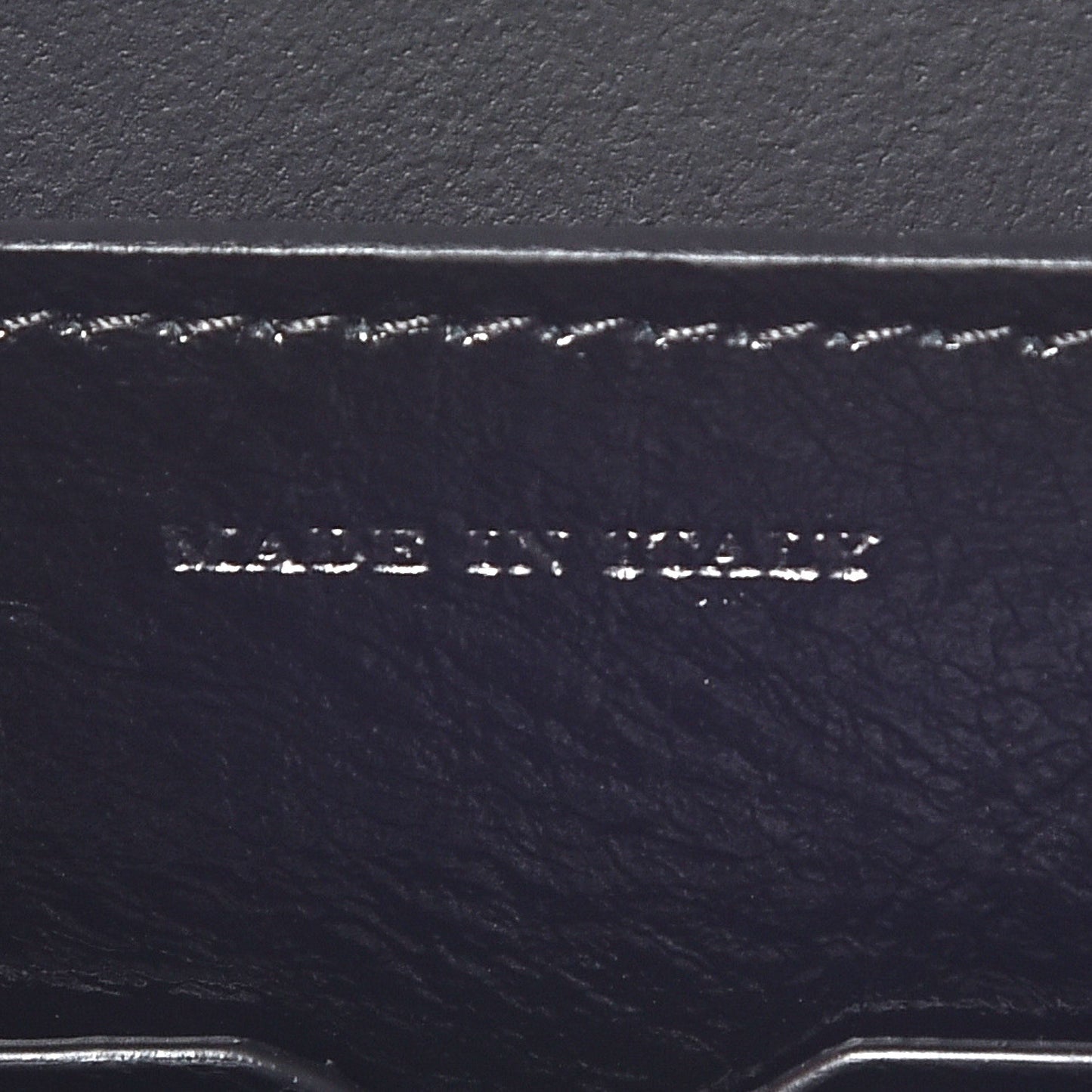 Shiny Soft Calfskin Medium Banner Tote Black