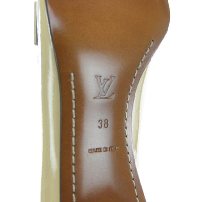 Louis Vuitton Patent Leather Buckle Loafer Heels 38 6 of 6