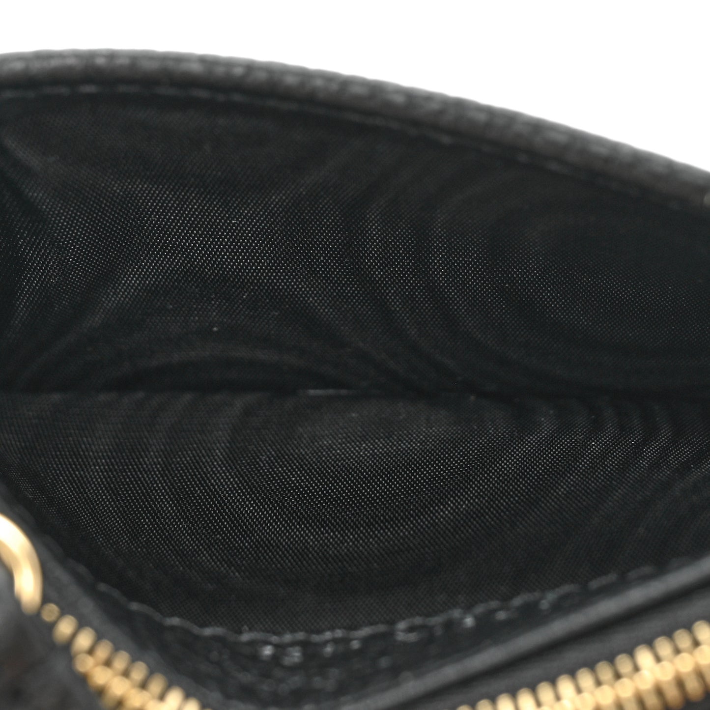 Dollar Calfskin GG Marmont Coin Case Card Holder Black