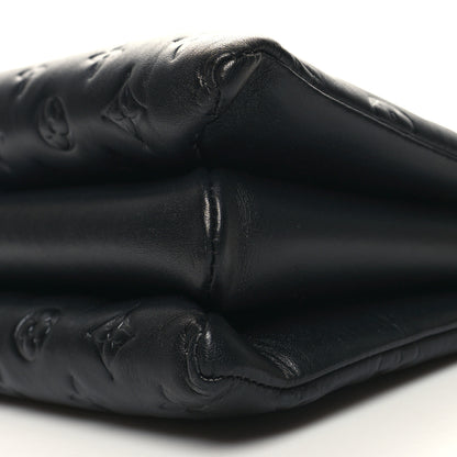 Louis Vuitton Lambskin Embossed Monogram Coussin PM Black 11 of 11