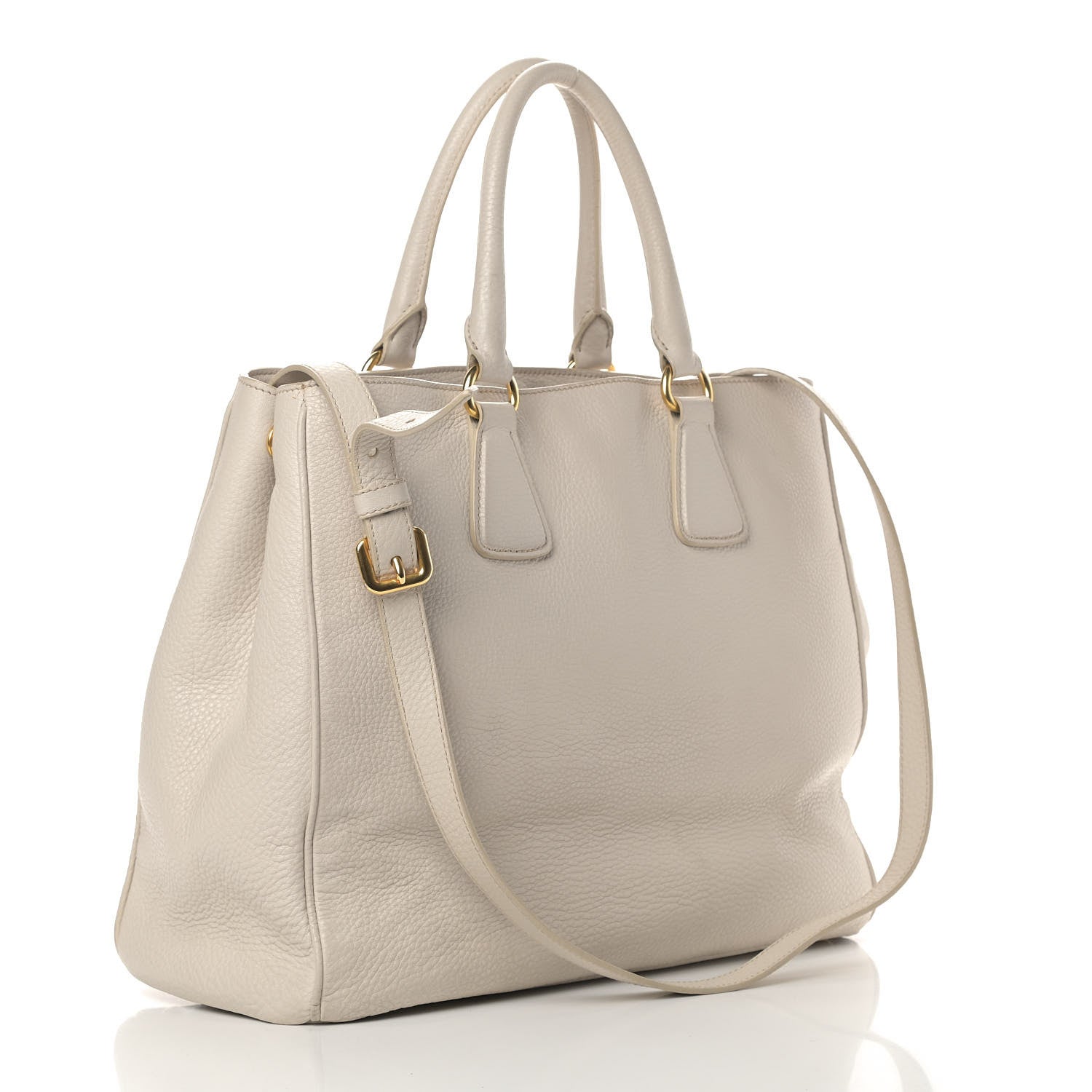 Prada Vitello Daino Tote Talco 3 of 14
