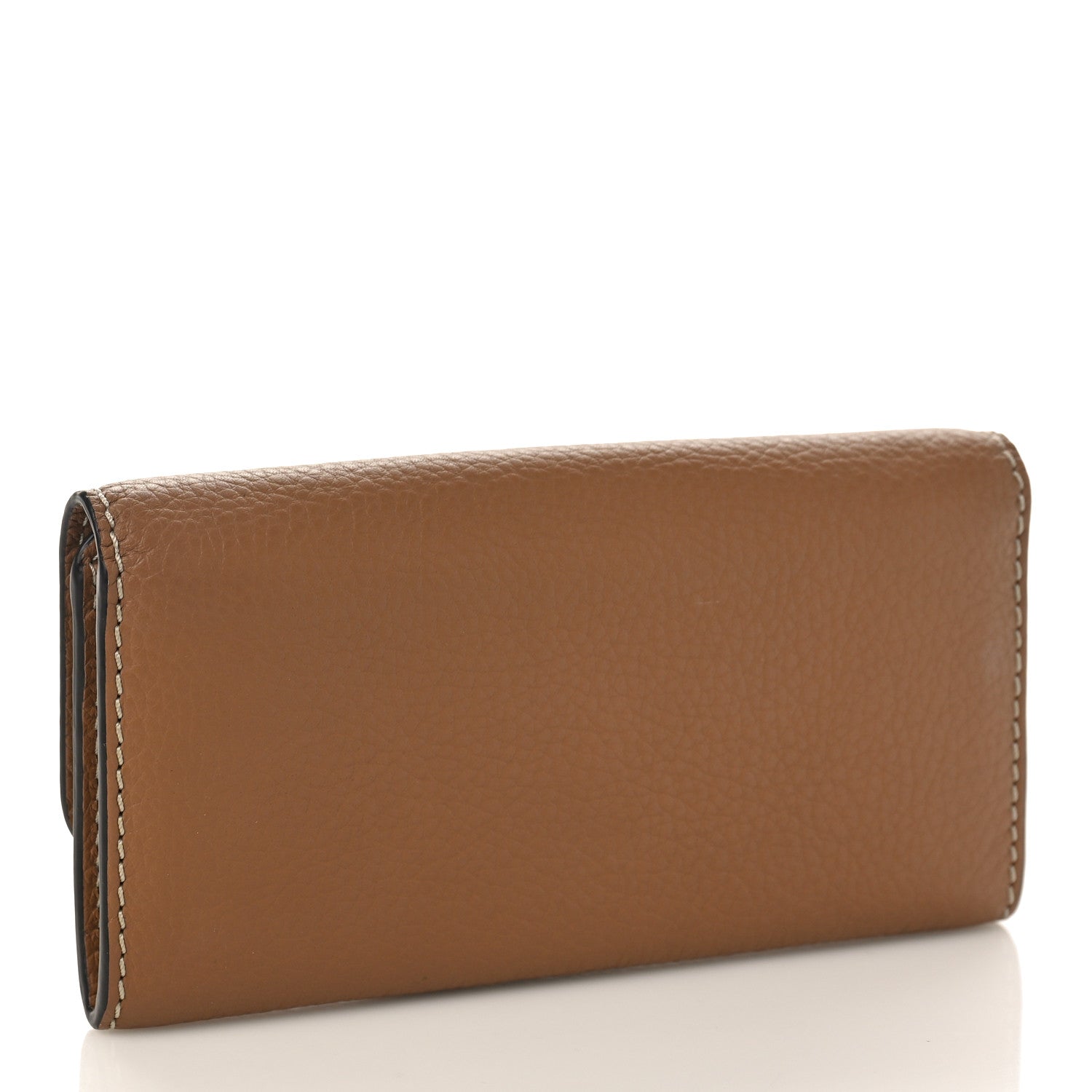 Chloe Calfskin Marcie Continental Flap Wallet Nut 3 of 8