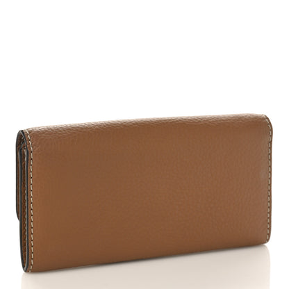 Chloe Calfskin Marcie Continental Flap Wallet Nut 3 of 8