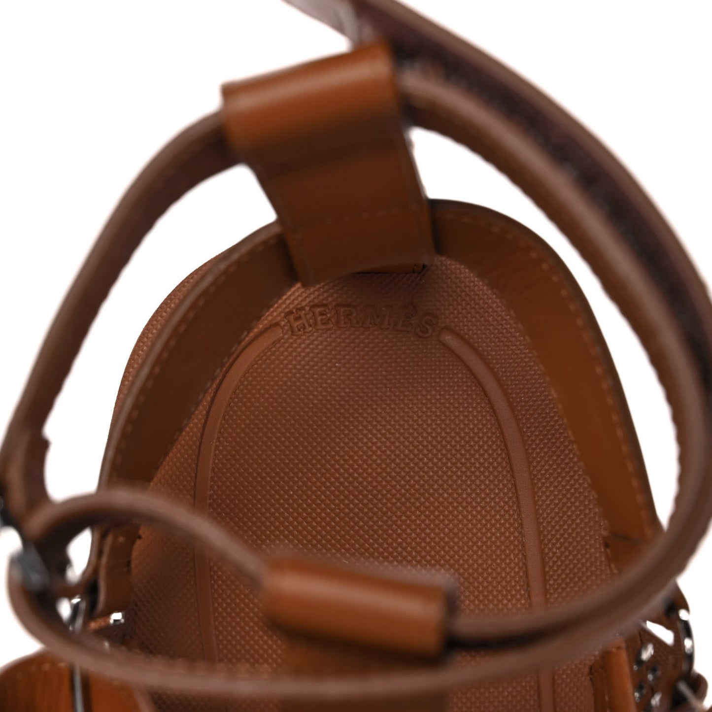 Calfskin Womens Enid Sandals 37 Naturel