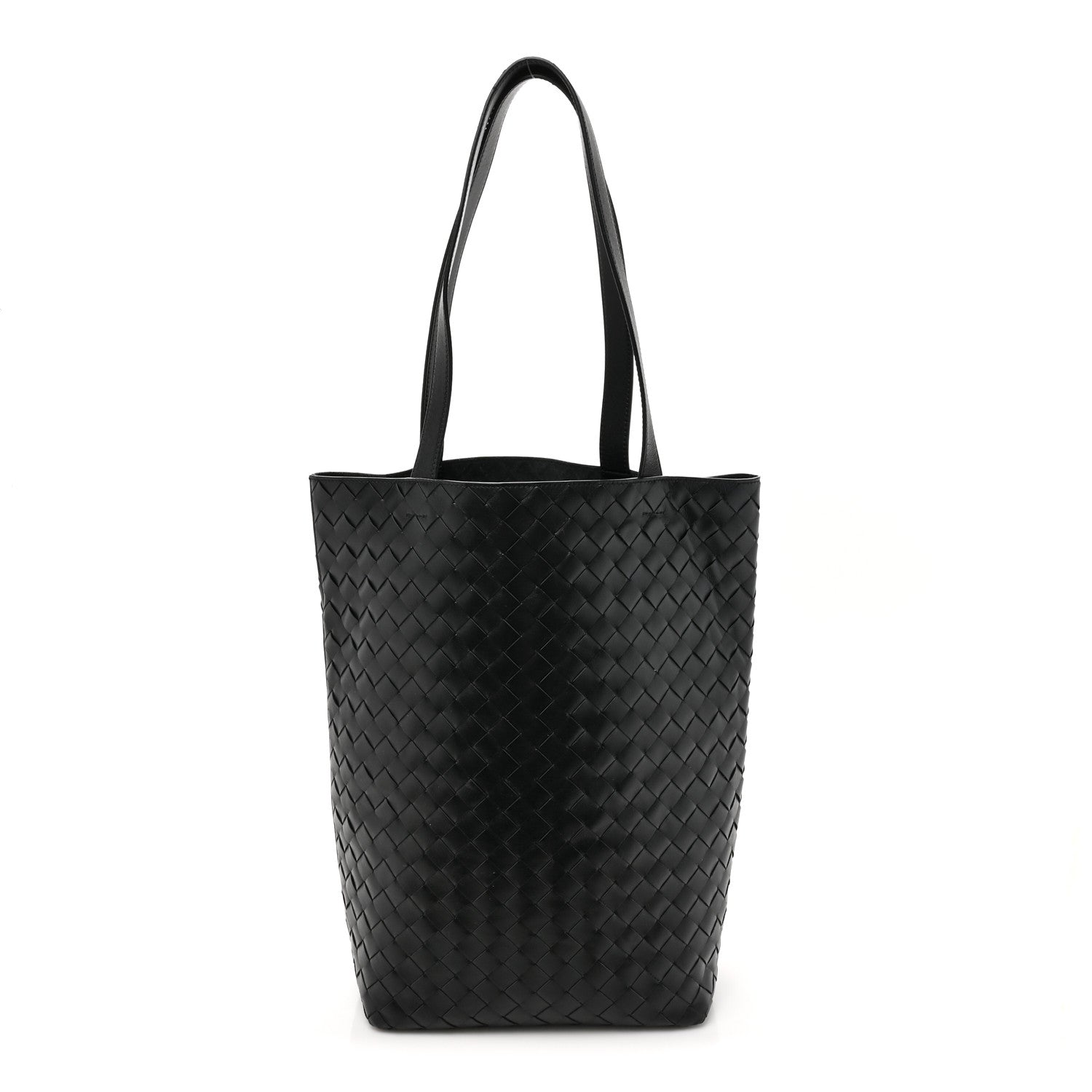Bottega Veneta Nappa Intrecciato Small North South Tote Black 1 of 13