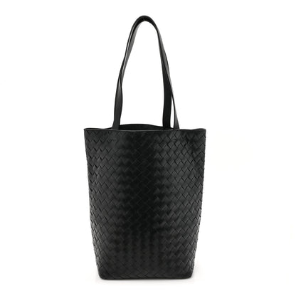 Bottega Veneta Nappa Intrecciato Small North South Tote Black 1 of 13