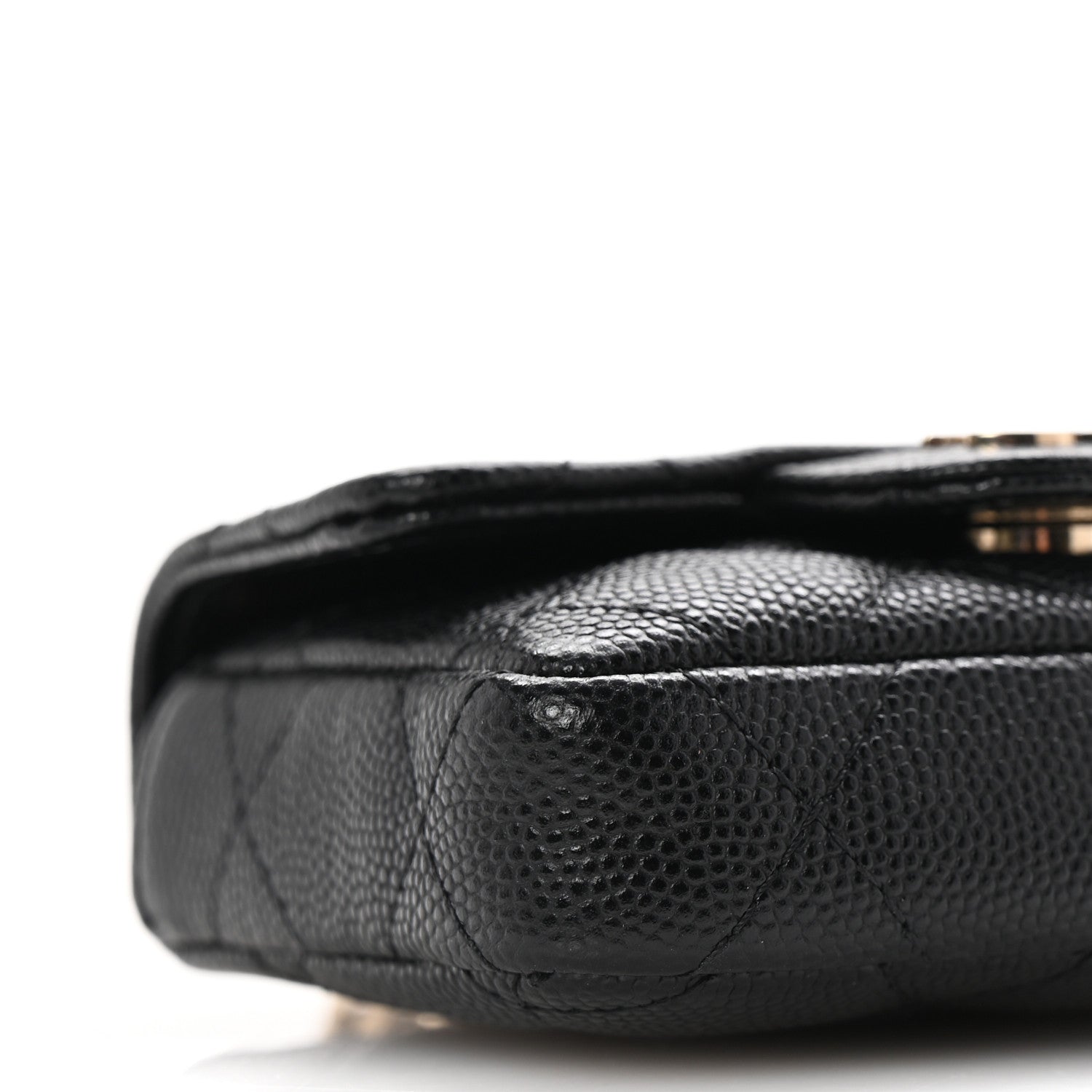 Chanel Caviar Quilted Mini Chain Belt Bag Black 11 of 12