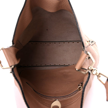 Valentino Garavani Pebbled Calfskin Small Rockstud Flip-Lock Messenger Bag Soft Noisette 5 of 23