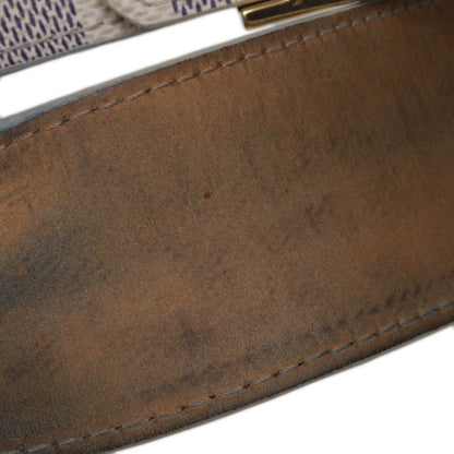 Louis Vuitton Damier Azur LV Initiales Belt 85 34 4 of 6