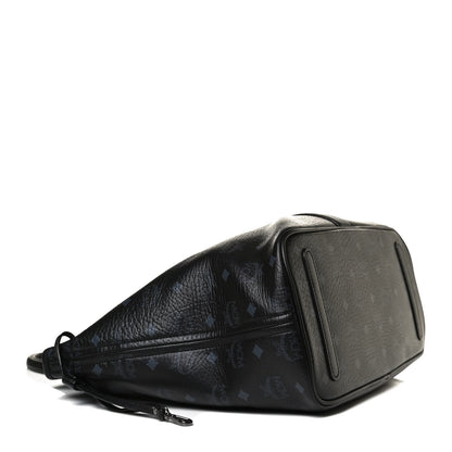 MCM Visetos Medium Liz Reversible Shopper Tote Black 5 of 20