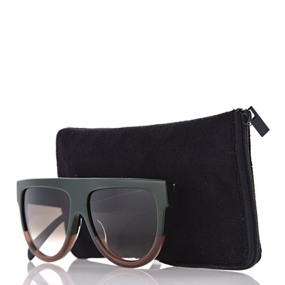 Celine Shadow Sunglasses CL 41026/S Green 8 of 8
