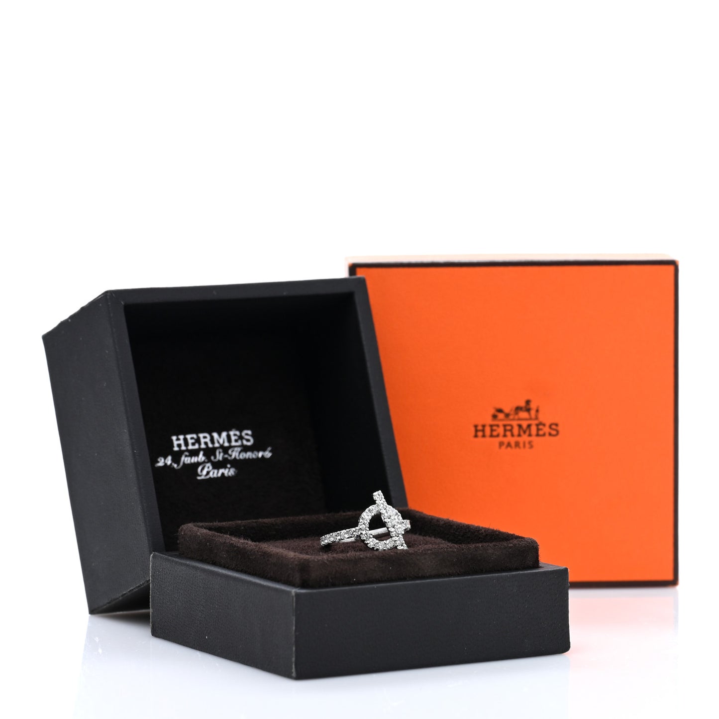 18K White Gold Diamond Finesse Ring 50 5.25