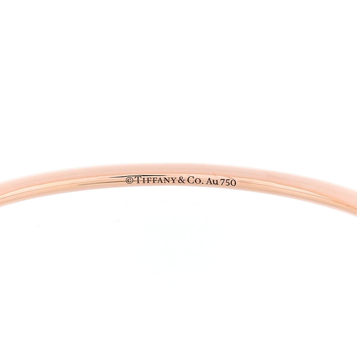 18K Rose Gold Diamond Metro Hinged Bangle Bracelet