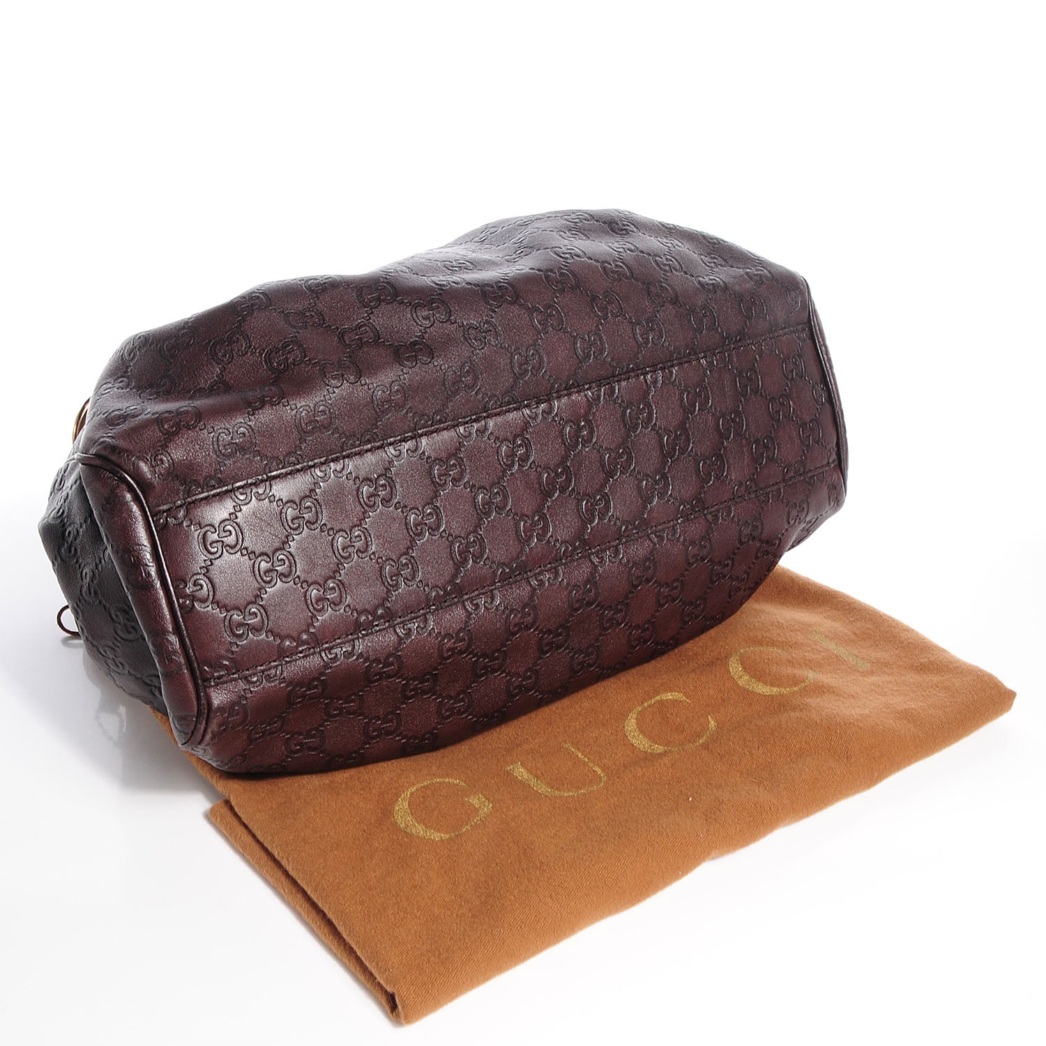 Gucci Guccissima Medium Sukey Tote Chocolate 4 of 8