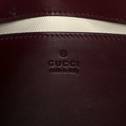 Gucci Lambskin Matelasse Mini GG Marmont Shoulder Bag Rosso Ancora 6 of 11