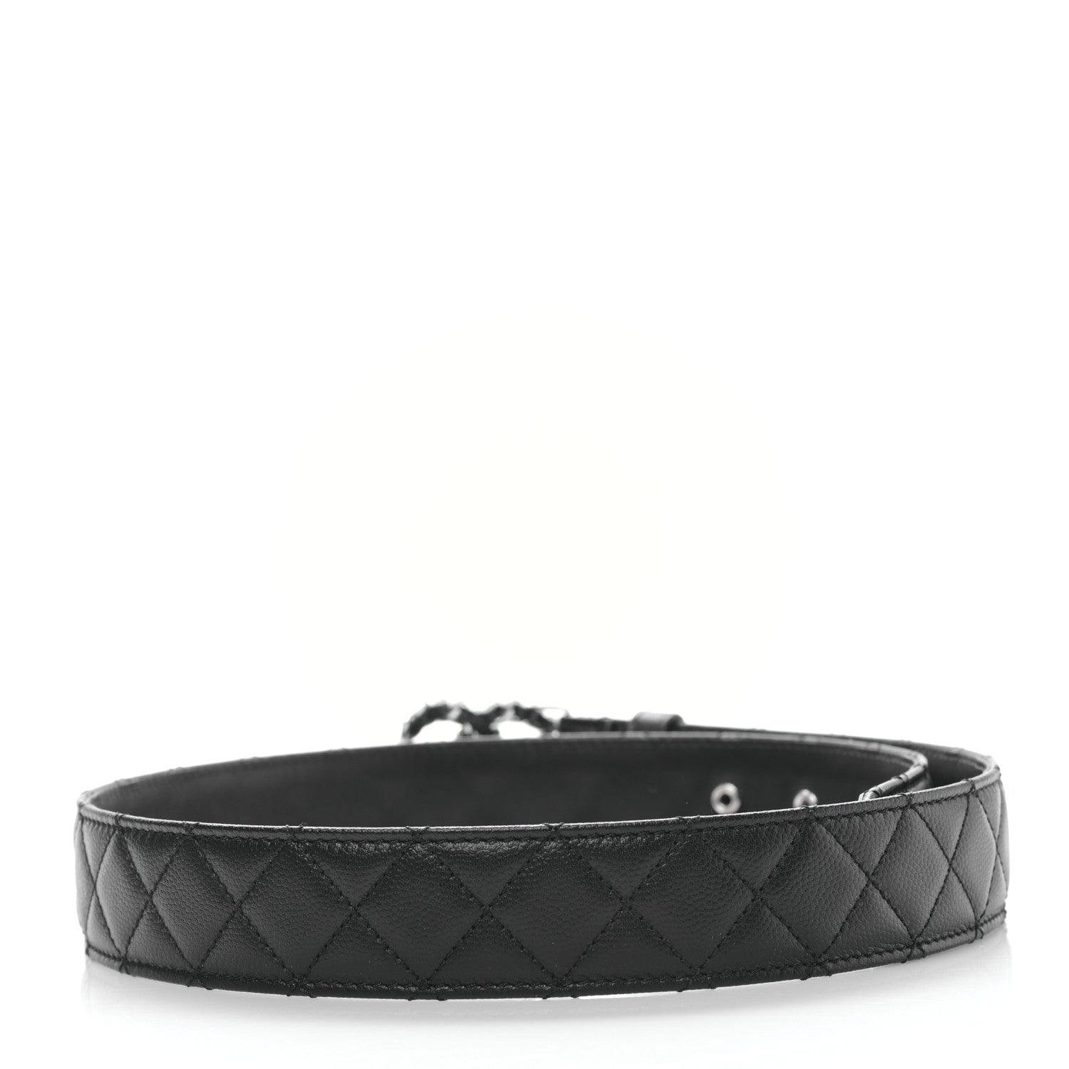 Chanel Caviar Quilted CC Chain Belt 75 30 Black 2 of 5