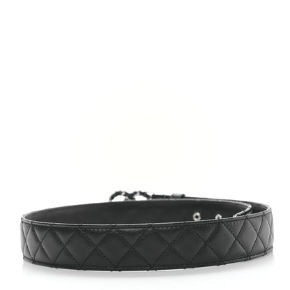 Chanel Caviar Quilted CC Chain Belt 75 30 Black 2 of 5