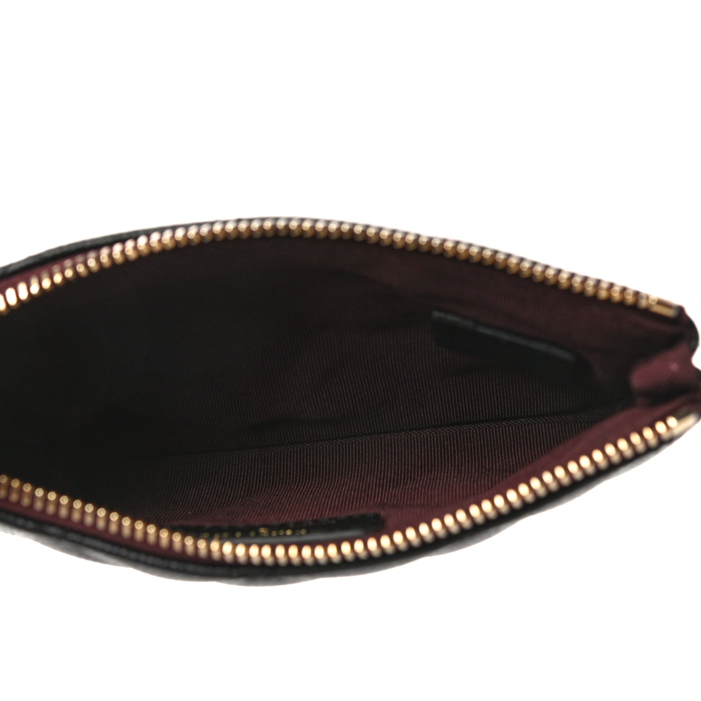 Caviar Quilted Small Cosmetic Case Black