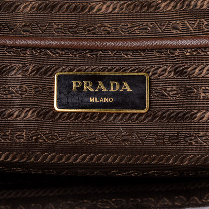 Prada Tessuto Nylon Saffiano Shopping Tote Corinto 6 of 12