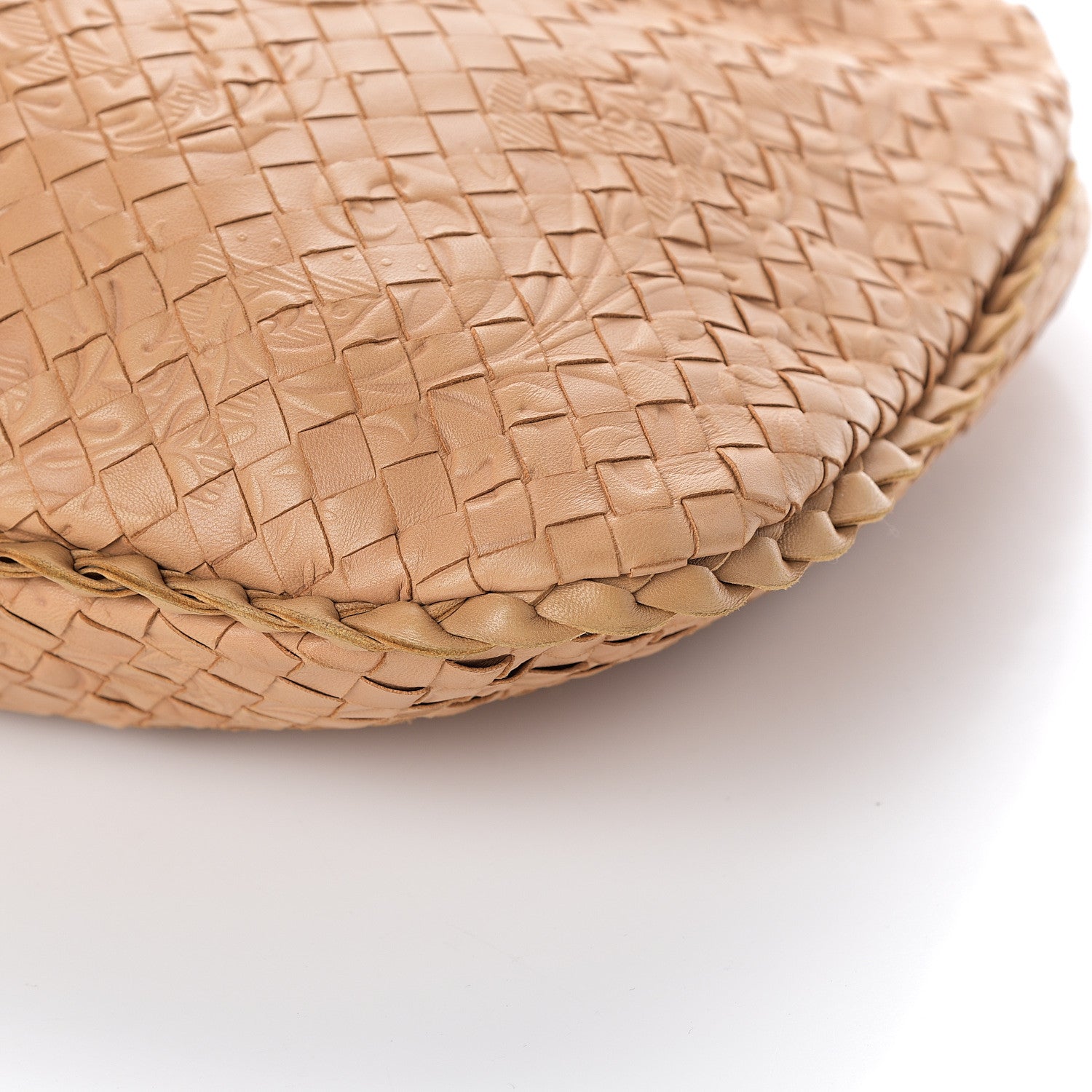 Bottega Veneta Nappa Intrecciato Embossed Medium Veneta Hobo Camel 8 of 8