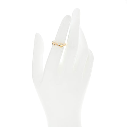 Tiffany 18K Yellow Gold Diamond Infinity Ring 49 5 2 of 5