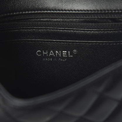 Chanel Lambskin Quilted Mini Rectangular Flap Black 6 of 9