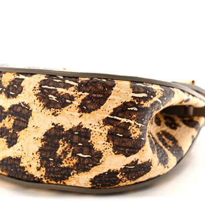 Chloe Calfskin Leopard Print Mini Drew Shoulder Bag 9 of 9