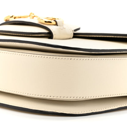 Gucci Azalea Calfskin Horsebit 1955 Shoulder Bag Mystic White 9 of 12