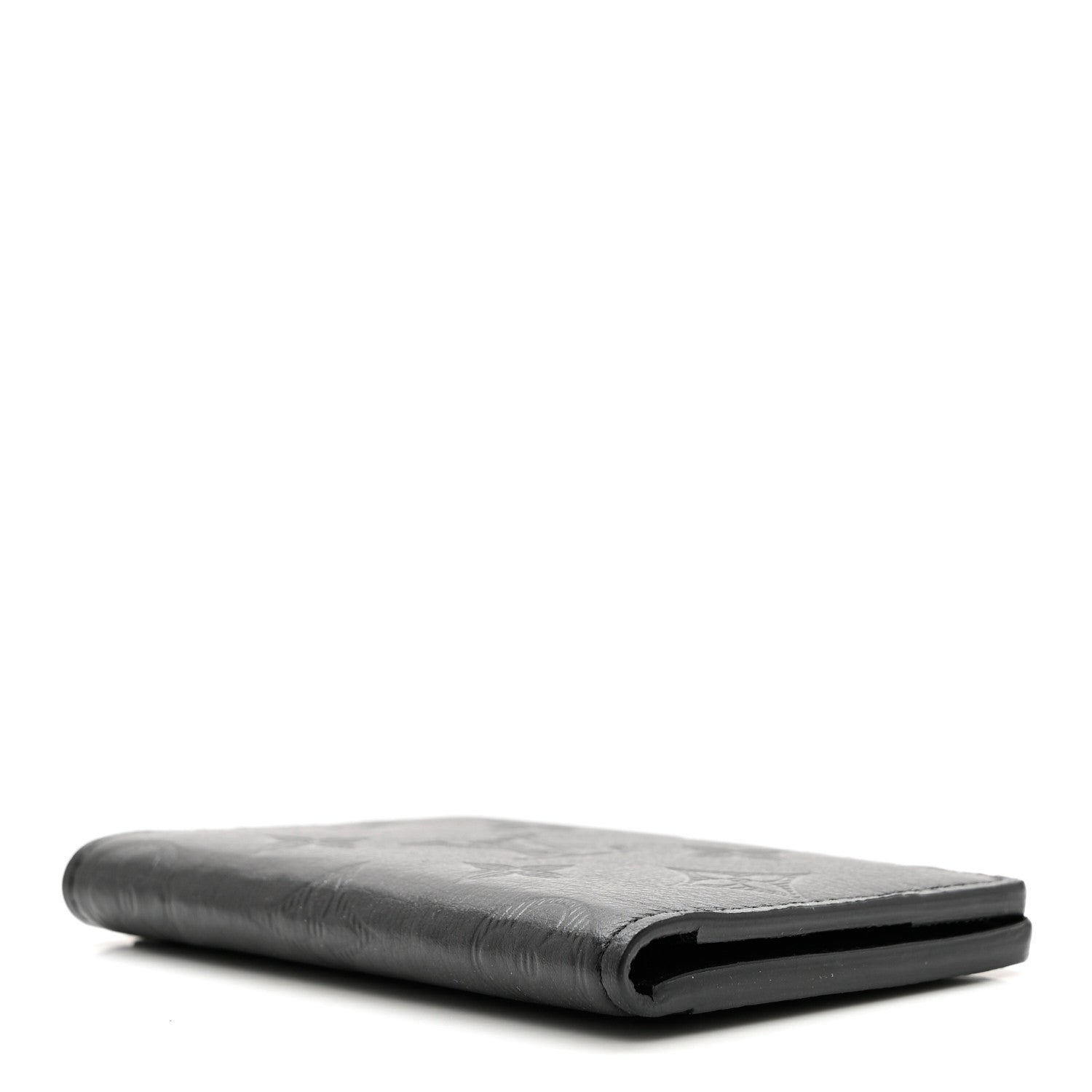 Louis Vuitton Calfskin Monogram Shadow Pocket Organizer Black 4 of 6