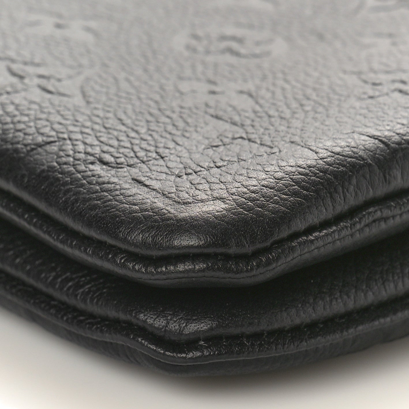 Empreinte Double Zip Pochette Black