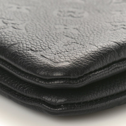 Louis Vuitton Empreinte Double Zip Pochette Black 9 of 10