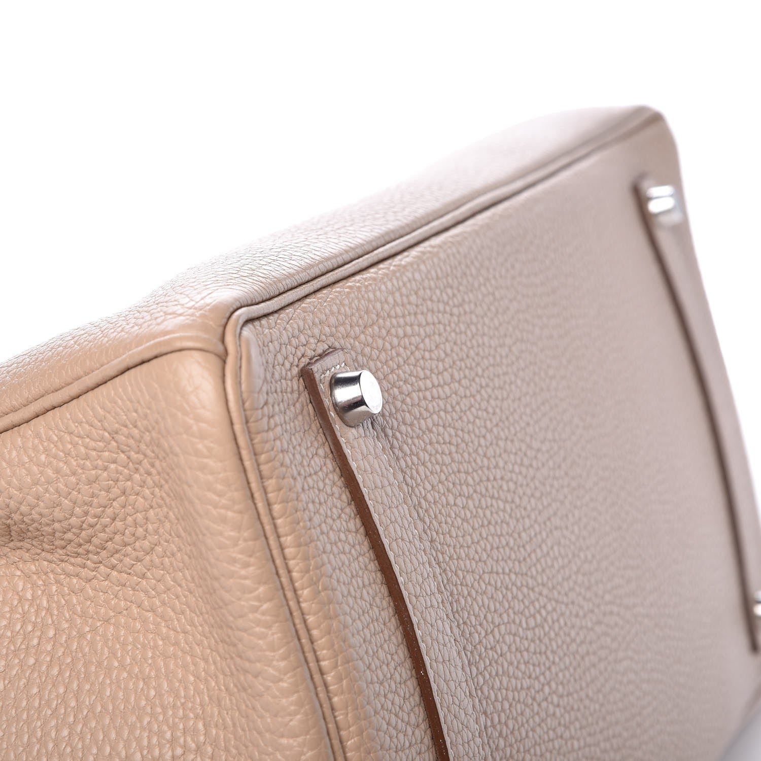 Hermes Taurillon Clemence Birkin 35 Argile 8 of 33