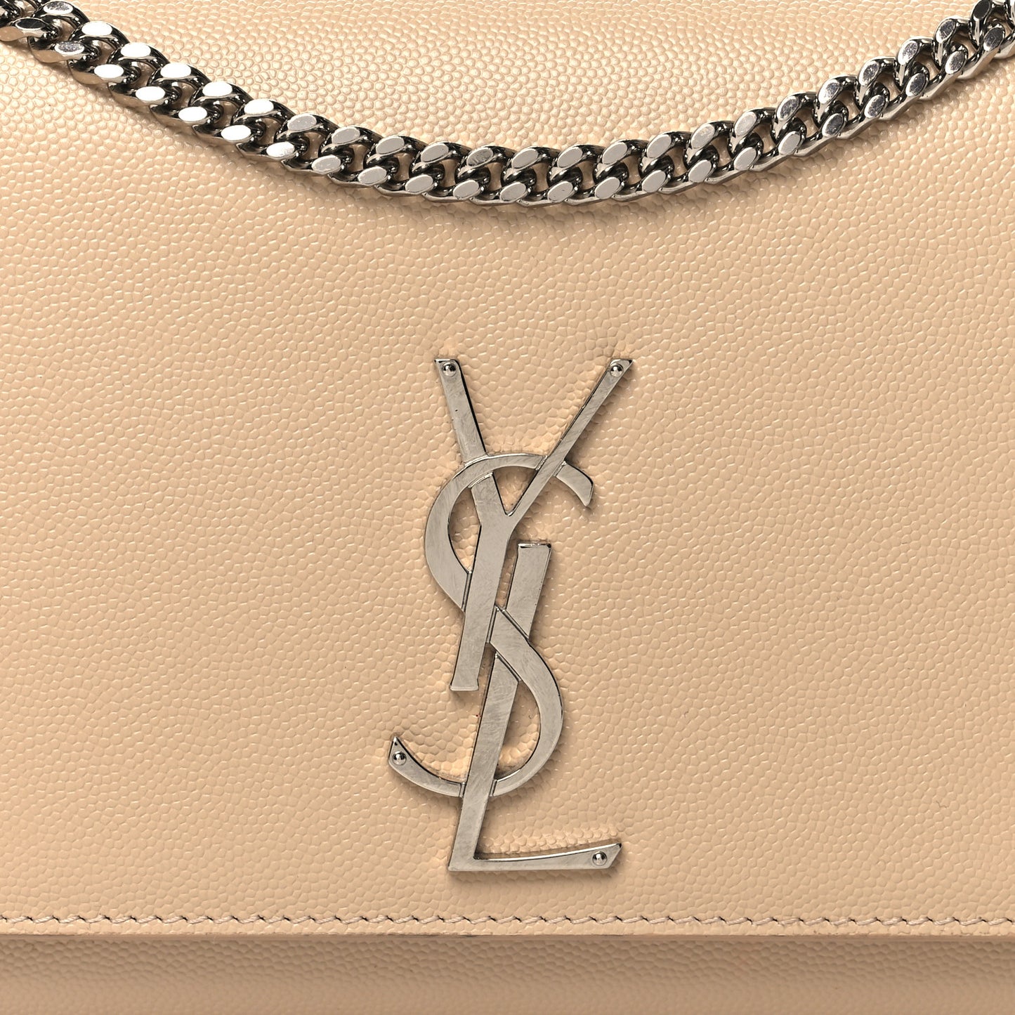 Grain De Poudre Medium Monogram Kate Satchel Nude Powder
