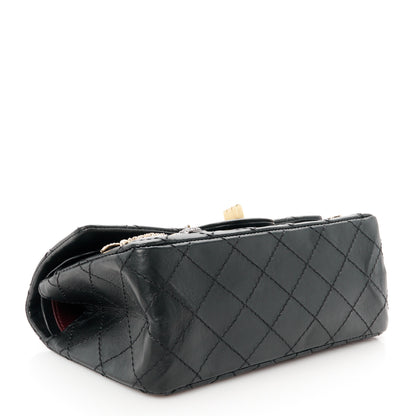 Chanel Aged Calfskin Lucky Charms 2.55 Reissue 224 Flap Black 4 of 10