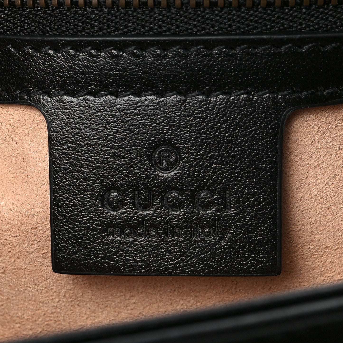 Calfskin Matelasse Medium GG Marmont Shoulder Bag Black